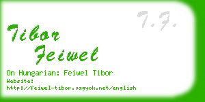 tibor feiwel business card